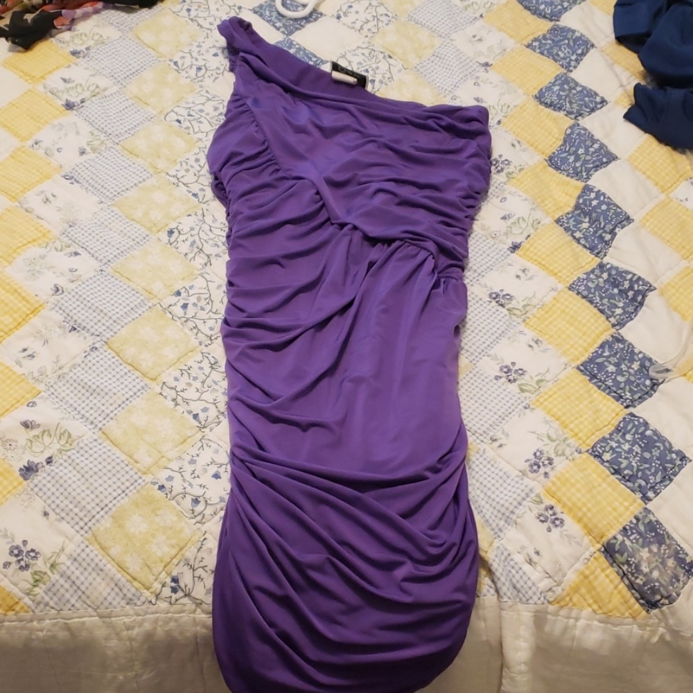 Purple party dress